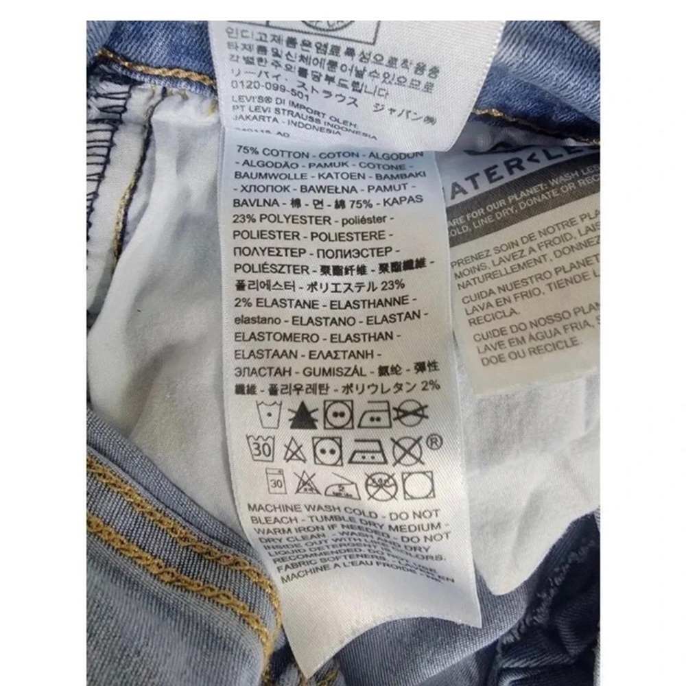 Levi Strauss And Co. Women's High-Rise Boyfriend Straight Jeans Size W26, L27 - Picture 7 of 11